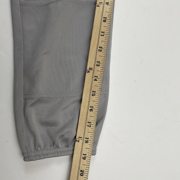 Wilson Baseball Pants Youth M Elastic Hem Polyester Gray - Picture 4 of 8